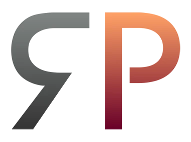 Logotip Roberta Pauletića s inicijalima RP